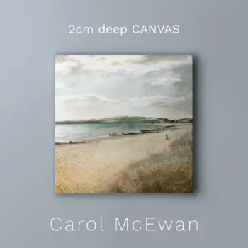 BROUGHTY FERRY canvas print on a grey wall