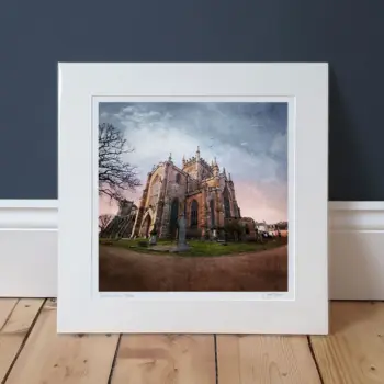 Dunfermline Abbey mounted print