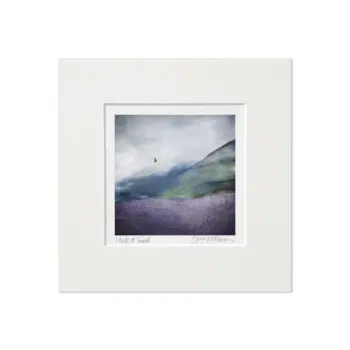 Hills of Tweed Highland Scottish art print by Dundee artist Carol McEwan