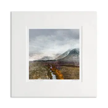 12x12" On the Way to Glencoe Scottish art print