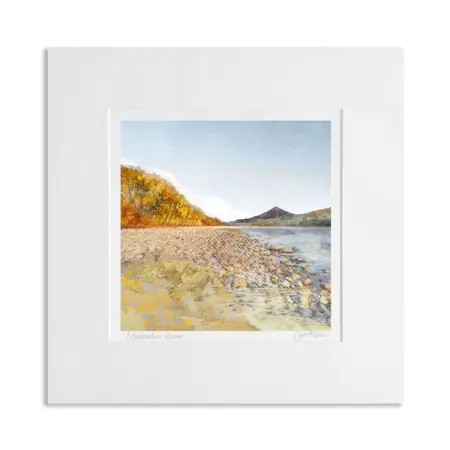 Shiehallion Scottish Highland Mountain art print by Carol McEwan