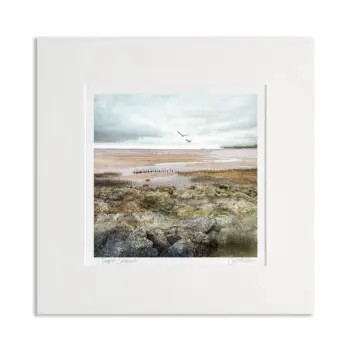 Fife Coastal scene with rocky foreground and sky